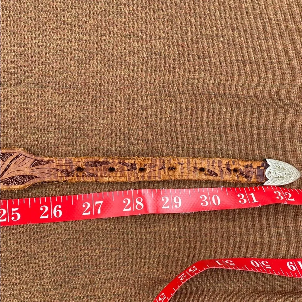 Kids Leather Western Belt with Detail
